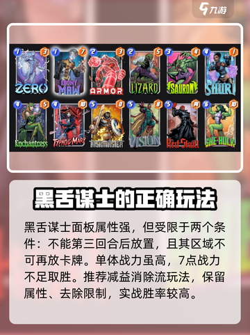 漫威对决🔥黑舌谋士阵容搭配推荐✨截图2