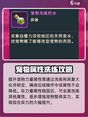 魔力宝贝复兴洗宠攻略介绍介绍截图3