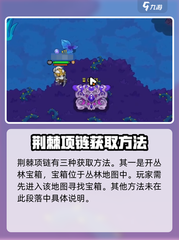 英勇之地荆棘项链怎么获得介绍截图2