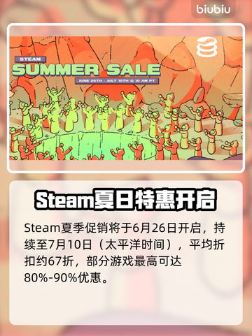 🔥2025Steam夏促收官时间曝光！🎮💥截图2