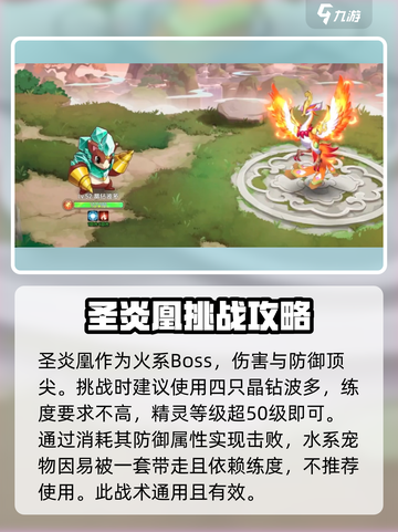 西普大陆手游圣炎凰怎么打介绍截图2