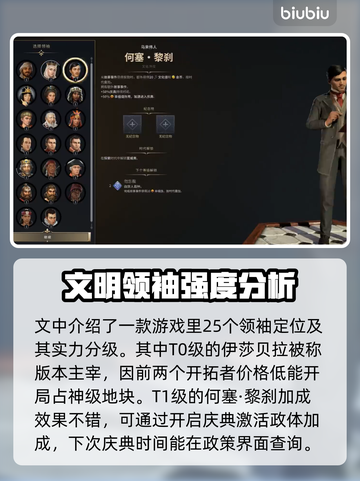 文明7领袖排名推荐🔥游戏小白必看！🎮截图2