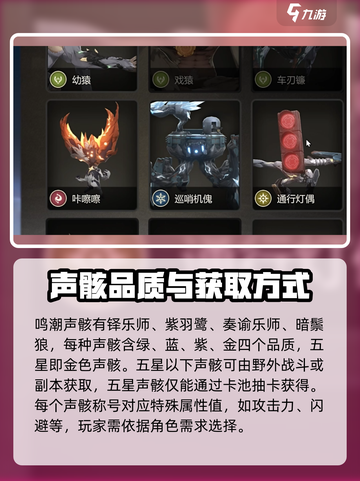 鸣潮五星声骸全解析💥游戏党必看！🔥截图2