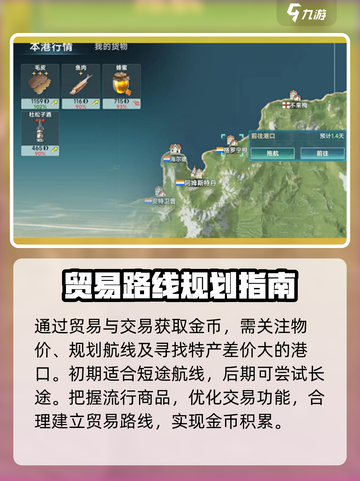 大航海时代传说金币攻略介绍截图2