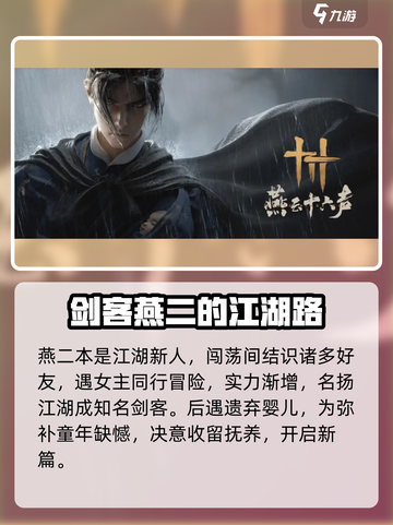 燕云十六声男主🔥身世曝光，游戏背景超震撼！截图3
