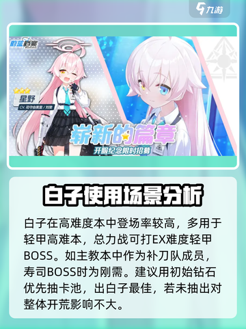 蔚蓝档案开服卡池抽哪个好介绍截图3
