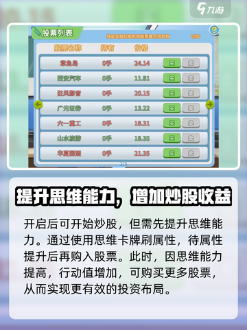 职场浮生记：炒股秘籍大揭秘！🔥🎮截图3