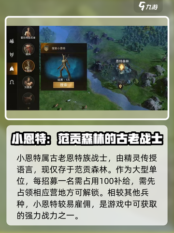 《指环王纷争》小恩特兵种曝光！🌿🔥截图2