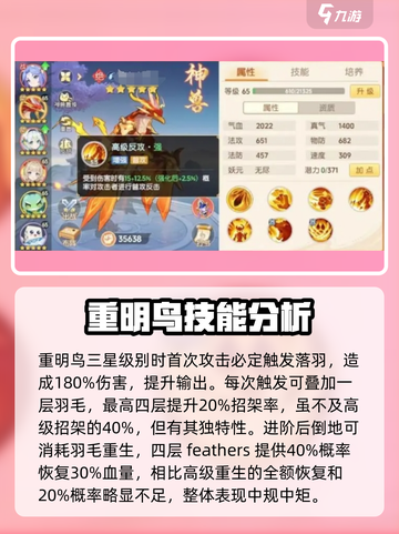 离火之境重明鸟怎么样介绍截图4