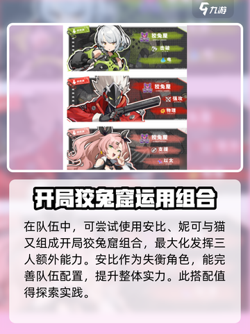 绝区零🔥安比阵容搭配推荐｜最强阵容分享🎉截图3