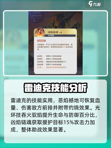 永夜降临🔥复苏雷迪克强度拉满，值得培养！截图3