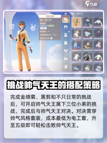 无限暖暖帅气套装搭配方法介绍截图2