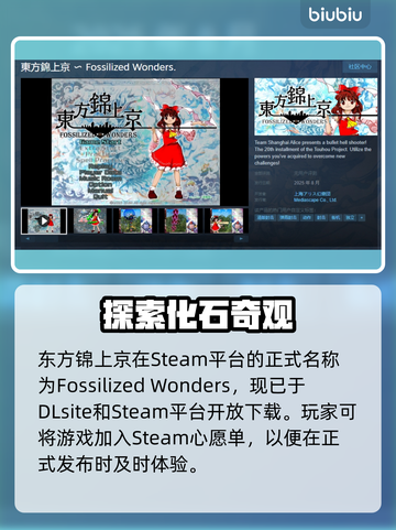 东方锦上京Steam英文名大曝光！🎮🔥截图2
