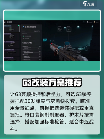三角洲行动g3怎么改介绍截图2