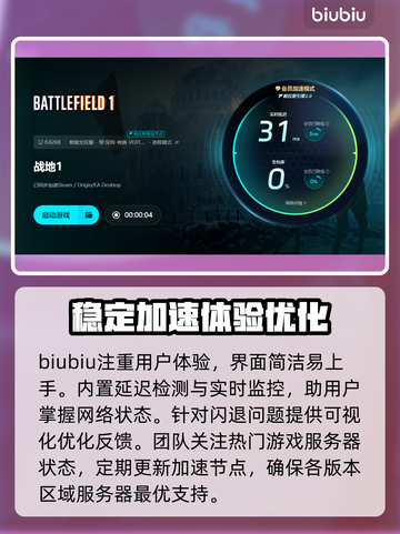 战地闪退？这款加速器让你畅玩Battlefield🔥🎮截图4