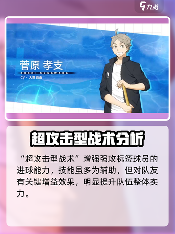 排球少年手游菅原孝支强度解析介绍截图5