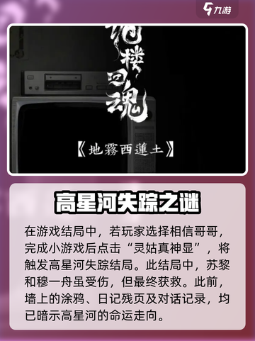 诡楼回魂高星河去哪了介绍截图4