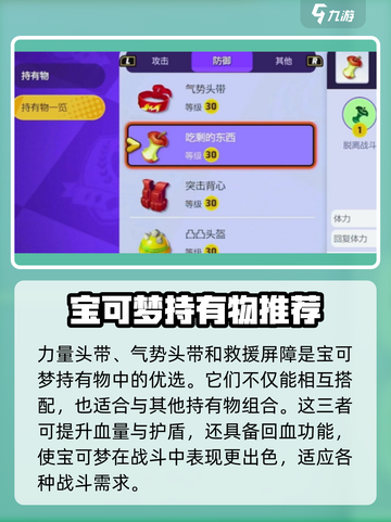 宝可梦大集结携带物介绍介绍截图4