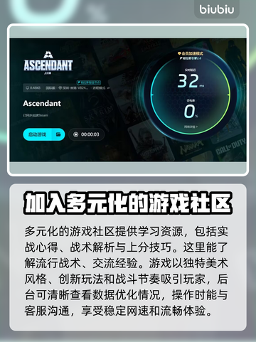 ASCENDANT加速玩游戏延迟卡顿？这个方法必须收藏！🔥🎮截图5