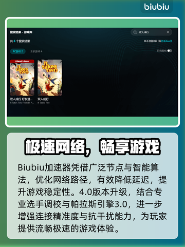 🎮双人成行加速器大比拼！掉帧秒修复攻略💥截图3