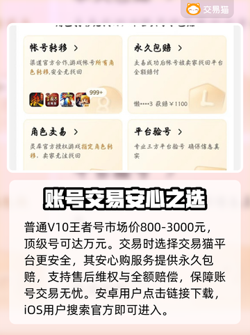 王者荣耀V10号竟卖这个价？💰💥截图2