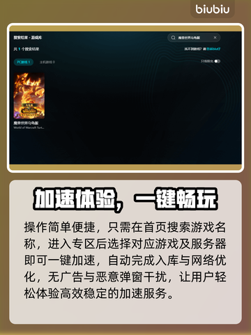 🎮魔兽世界乌龟服加速器推荐！秒杀延迟🔥截图5