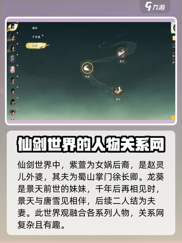 仙剑奇侠传人物关系大揭秘！🔥游戏迷必看截图2