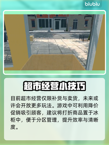 《超市模拟器》冰柜大揭秘🔥游戏党必看！截图3