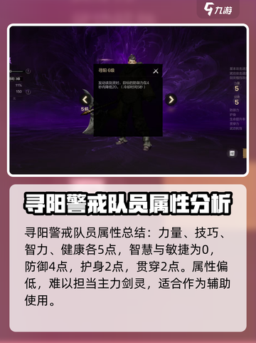 剑灵2寻阳警戒队员怎么样介绍截图3