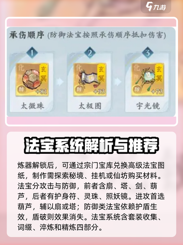 问剑长生🔥法宝装配全攻略，游戏党必看！截图2
