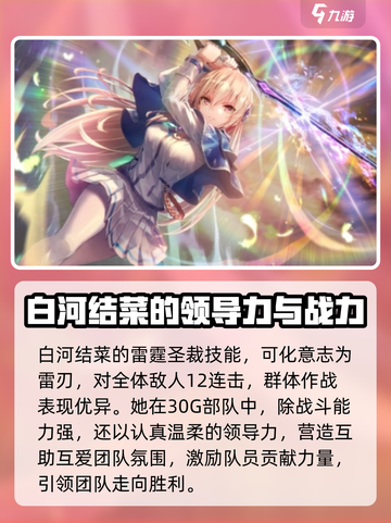 炽焰天穹🔥白河结菜：超强角色全面解析！截图4