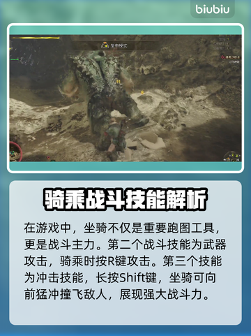 怪物猎人荒野🔥骑乘攻击操作全解！截图3