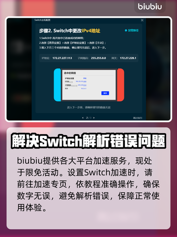 Switch2加速器DNS解析错误怎么办？一键解决方法来了！💥🚀截图3