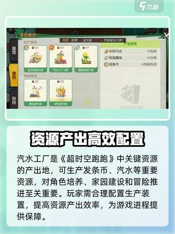 超时空跑跑汽水工厂有什么用介绍截图2