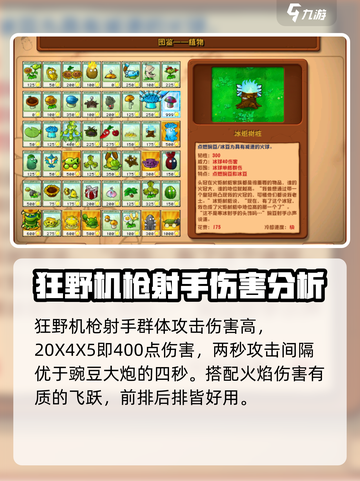 植物大战僵尸杂交版豌豆机枪怎么样介绍截图4