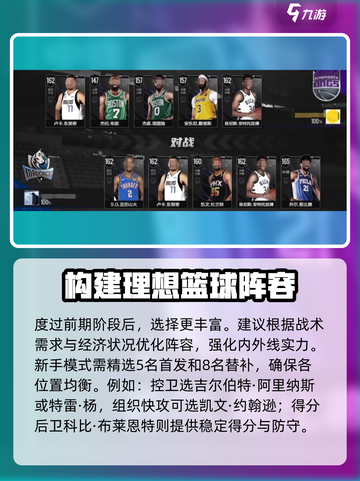 美职篮全明星阵容怎么选介绍截图3