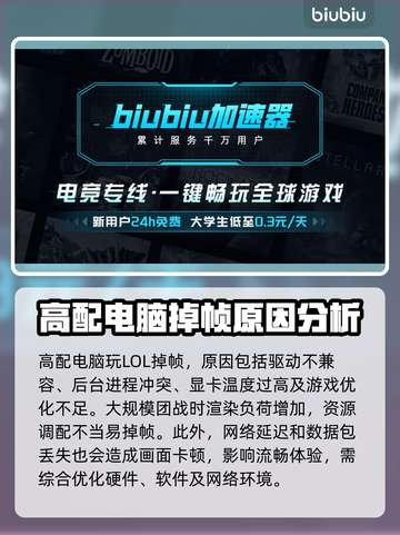 高配电脑玩LOL掉帧？用这个加速器轻松解决🔥🎮截图2