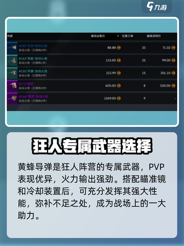 创世战车🔥超高性价比武器推荐，轻松碾压对手！截图2