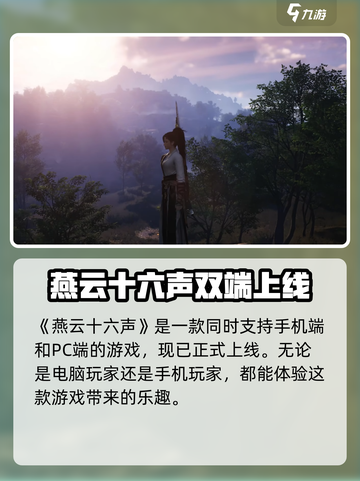 燕云十六声是端游还是手游介绍截图2