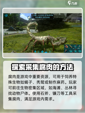 方舟生存进化手游如何快速获得腐肉介绍截图2