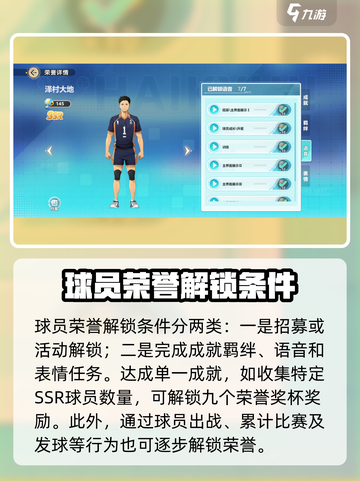 排球少年手游🔥荣誉之路全攻略，快速提升战力💡截图3