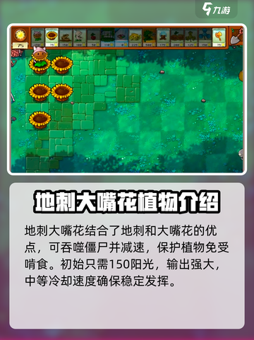 植物大战僵尸杂交版地刺大嘴花怎么样介绍截图2