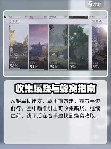 燕云十六声将军祠猫戏采集路线指南介绍截图2