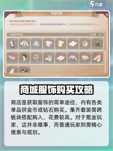 无限暖暖服饰怎么获取介绍截图4