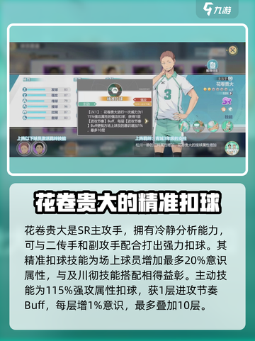 排球少年手游🔥花卷贵大球员超强解析来啦！💥截图2