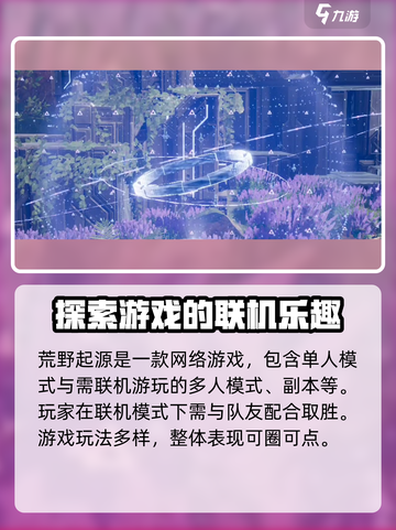 荒野起源是单人吗介绍截图2