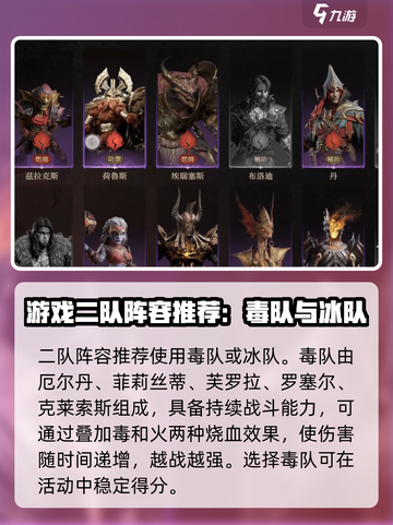 龙息神寂🔥2队阵容超详细培养攻略来啦！截图2