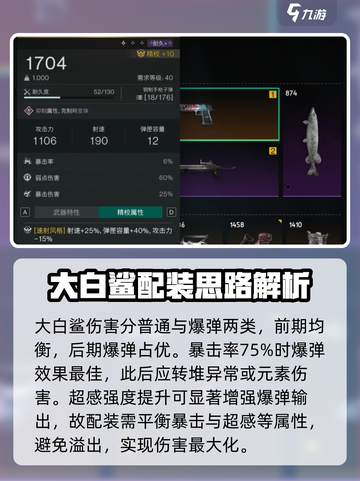 七日世界大白鲨配装攻略介绍截图5