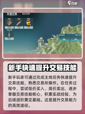 大航海时代传说交易技能怎么提升介绍截图2