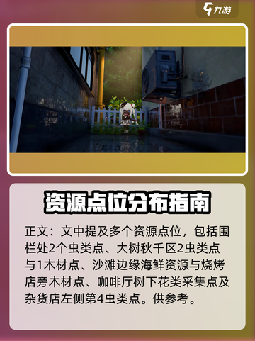 开放空间罗塔花园广场资源点有哪些介绍截图3